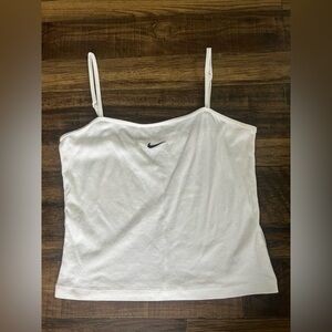 Nike Women's White Camisole/Tank Top Size Large